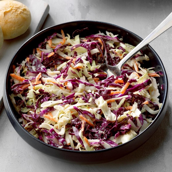Tangy cabbage slaw